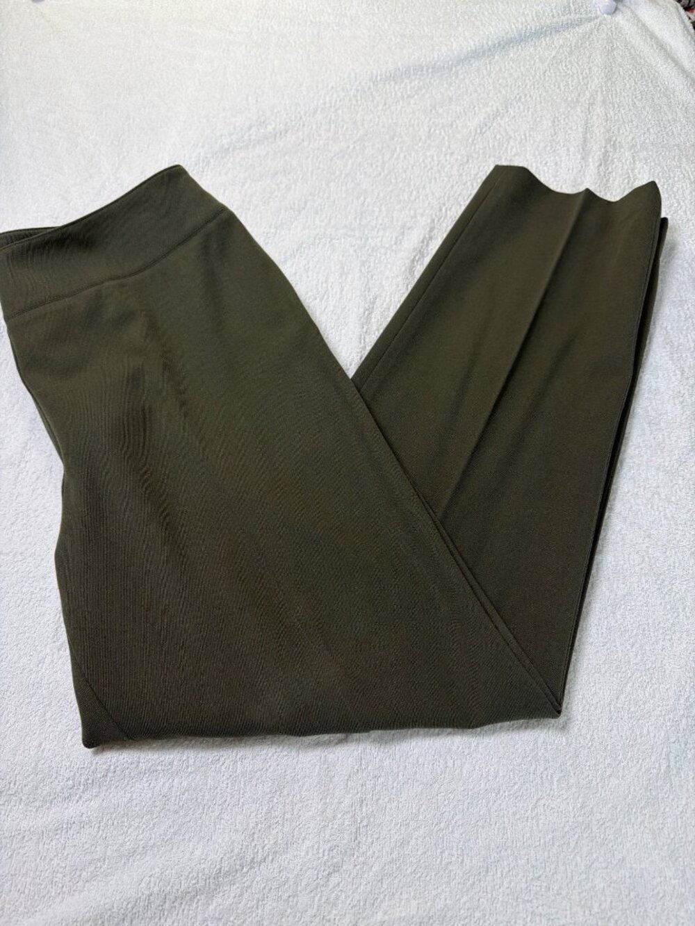 Lauren Ralph Lauren Womens Wool Blend Pants Size 16, Olive